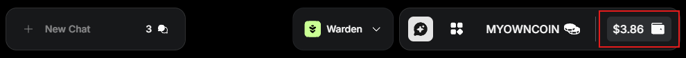 Access your wallet in Warden