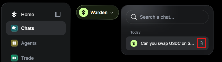 Manage existing threads in Warden